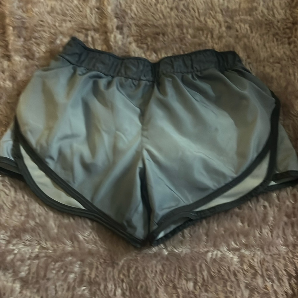 Kind of hombre, grey and white athletic shorts. Like new